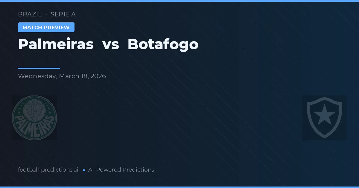 Palmeiras vs Botafogo — typy i zapowiedź meczu