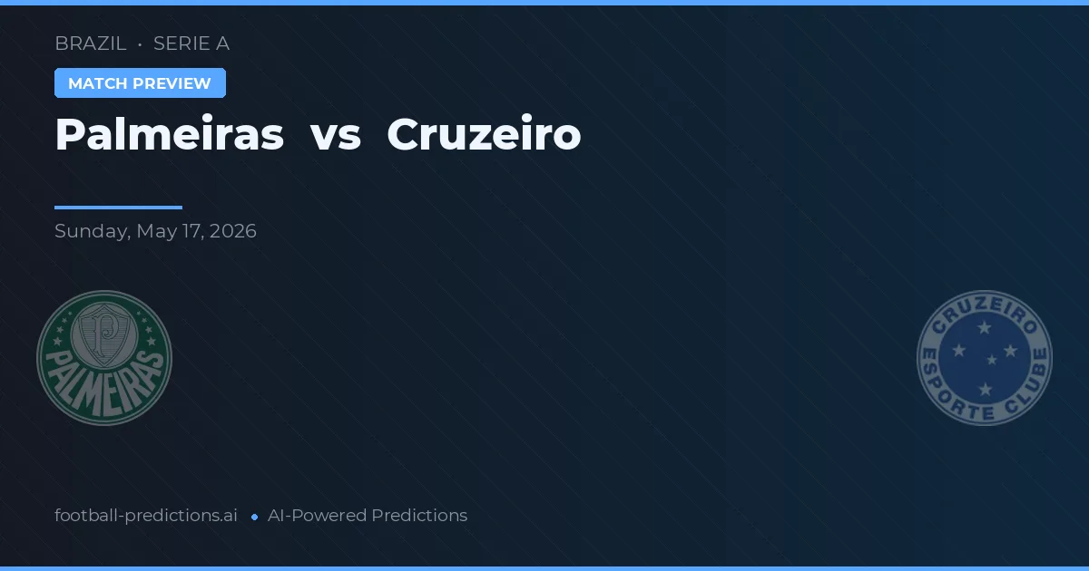 Palmeiras vs Cruzeiro — typy i zapowiedź meczu