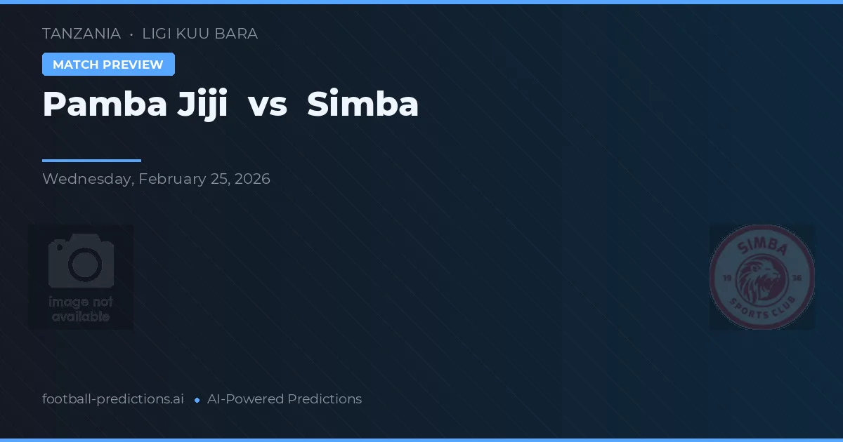 Pamba Jiji vs Simba — typy i zapowiedź meczu