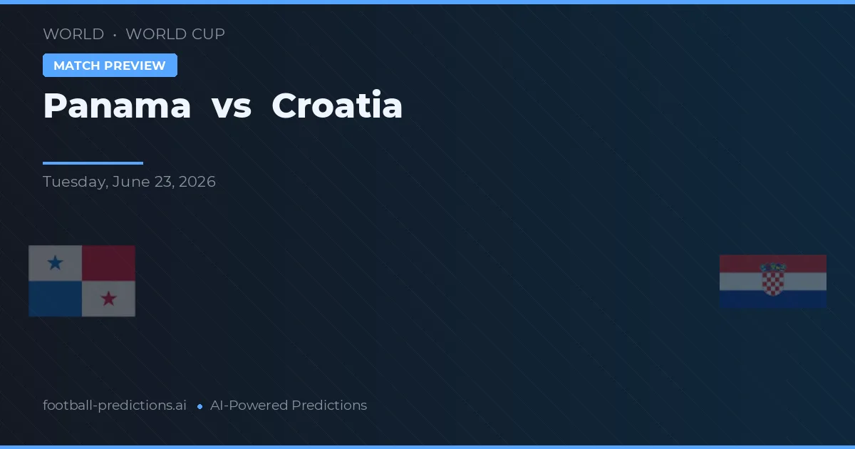 Panama vs Chorwacja — typy i zapowiedź meczu