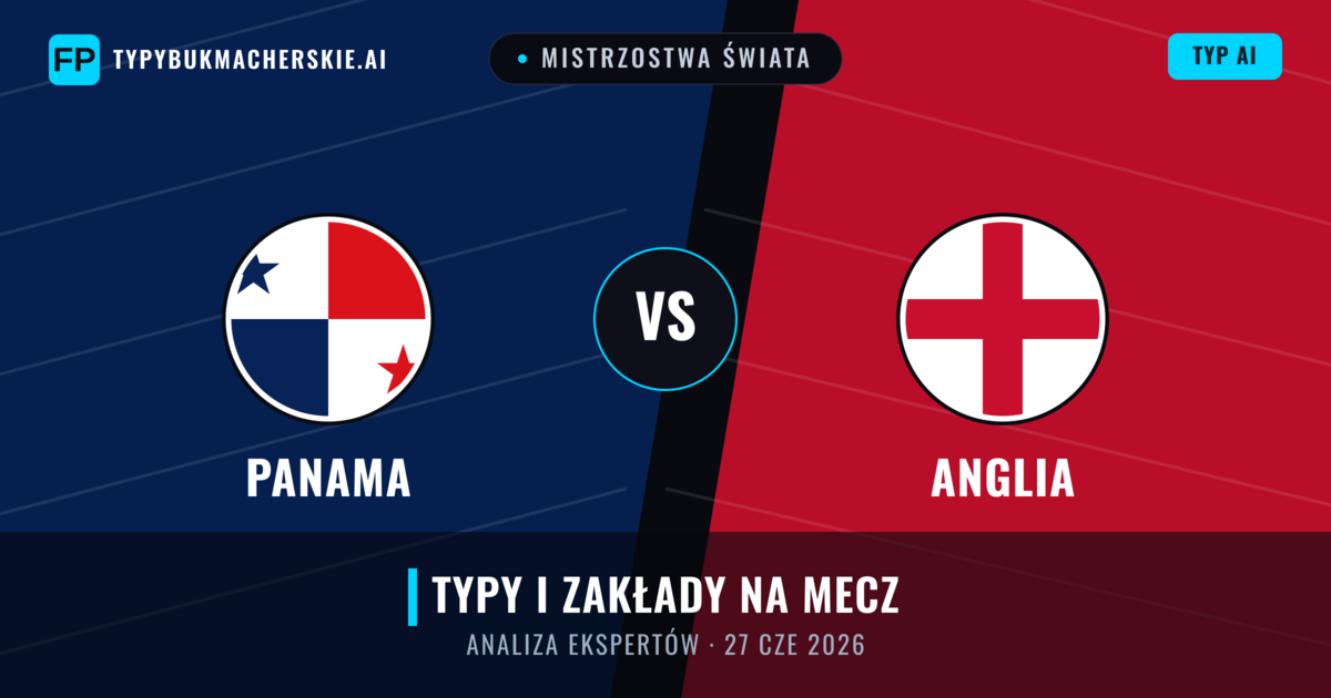 Panama vs Anglia — typy i zapowiedź meczu