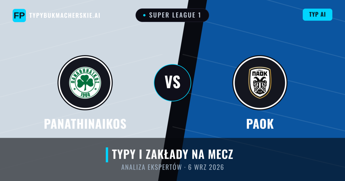 Panathinaikos vs PAOK — typy i zapowiedź meczu