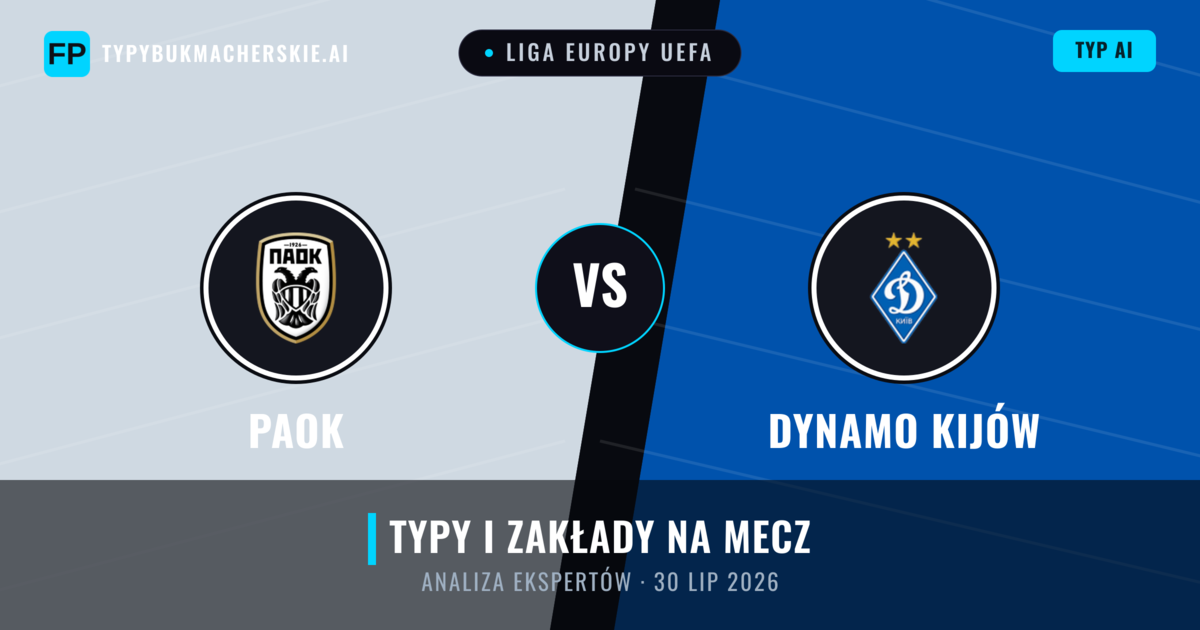 PAOK vs Dynamo Kijów — typy i zapowiedź meczu