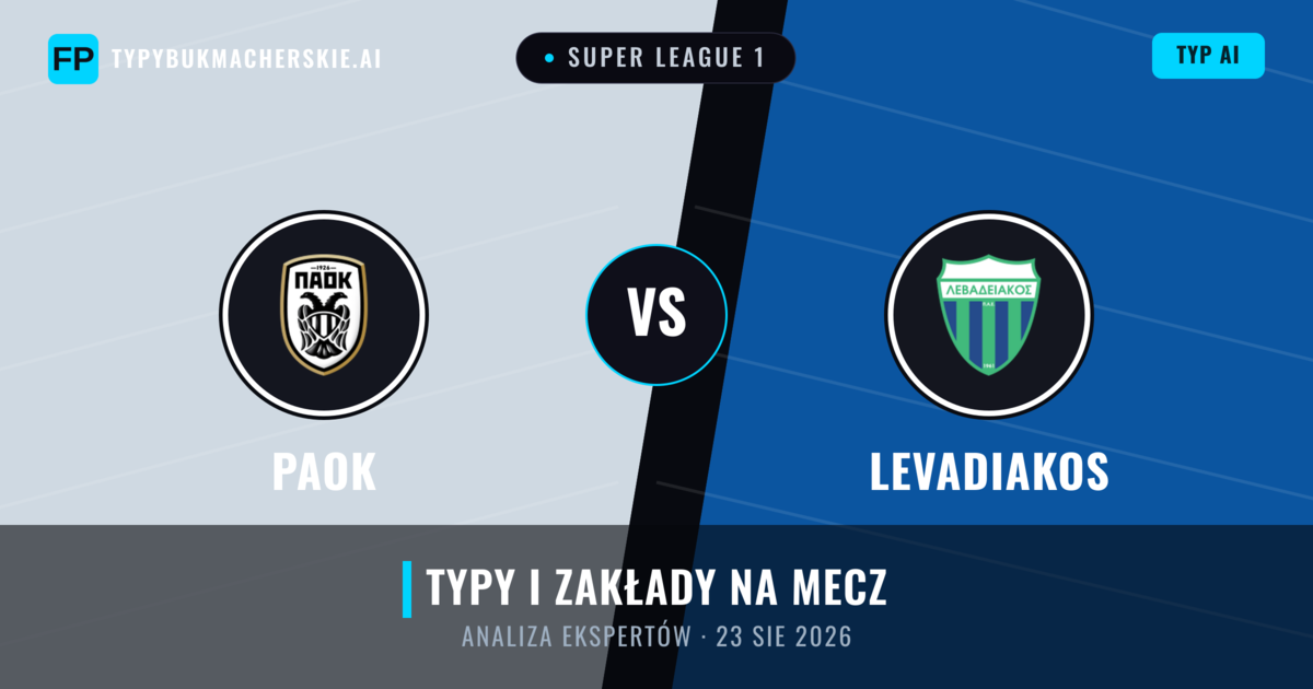 PAOK vs Levadiakos — typy i zapowiedź meczu