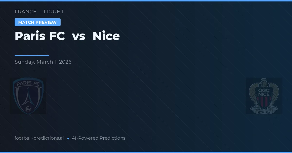 Paris FC vs Nice — typy i zapowiedź meczu
