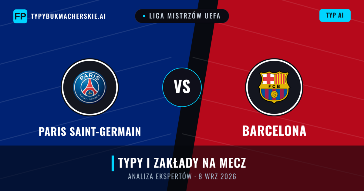 Paris Saint-Germain vs Barcelona — typy i zapowiedź meczu