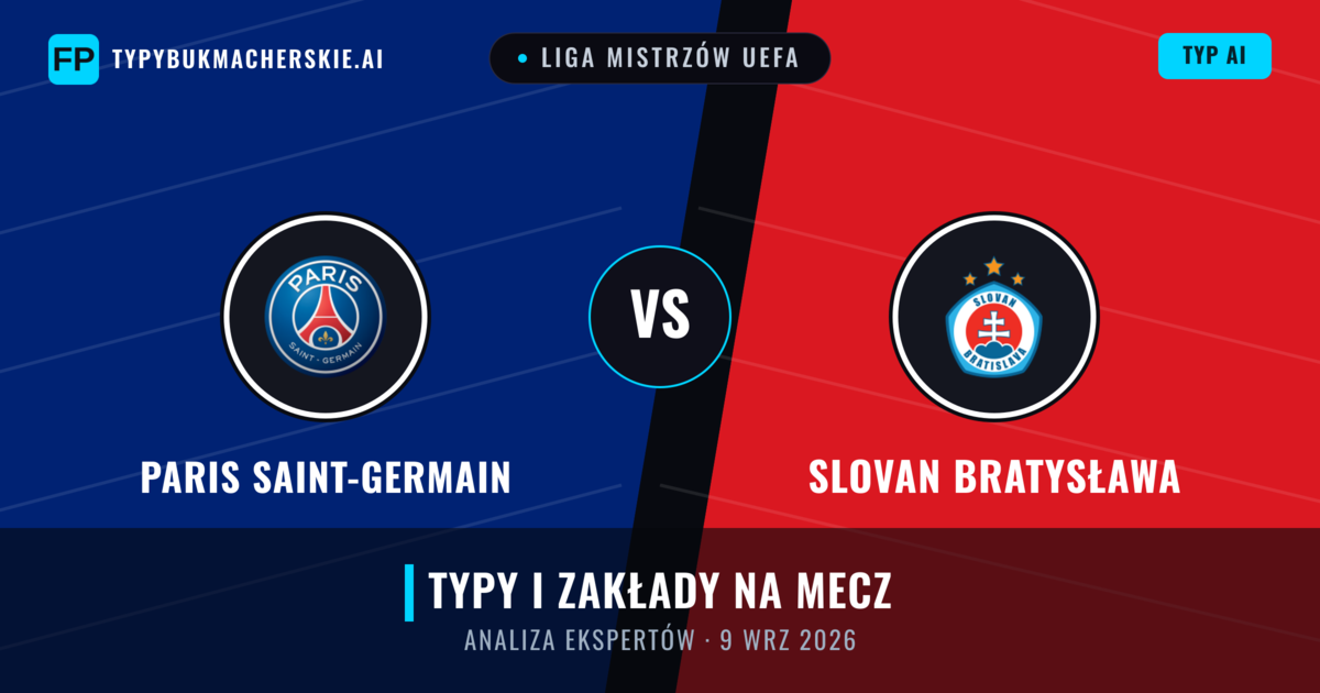 Paris Saint-Germain vs Slovan Bratysława — typy i zapowiedź meczu