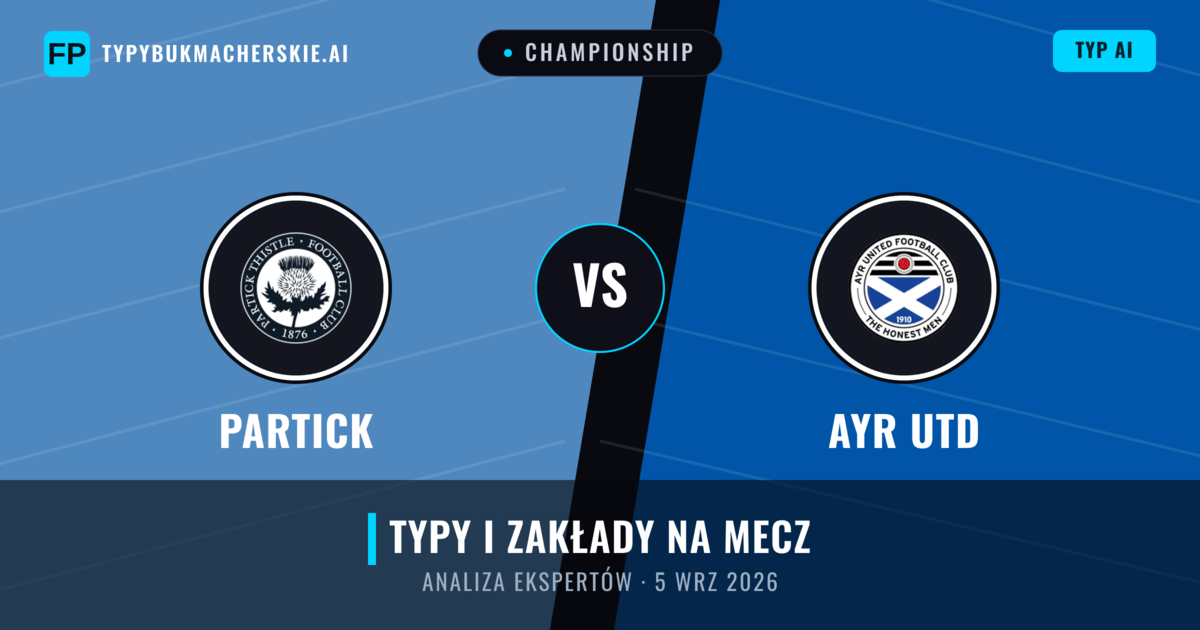 Partick vs Ayr Utd — typy i zapowiedź meczu