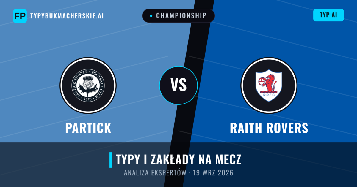 Partick vs Raith Rovers — typy i zapowiedź meczu
