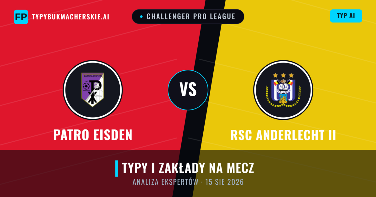 Patro Eisden vs RSC Anderlecht II — typy i zapowiedź meczu