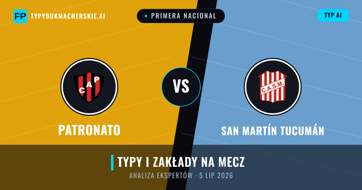 Patronato vs San Martín Tucumán — typy i zapowiedź meczu