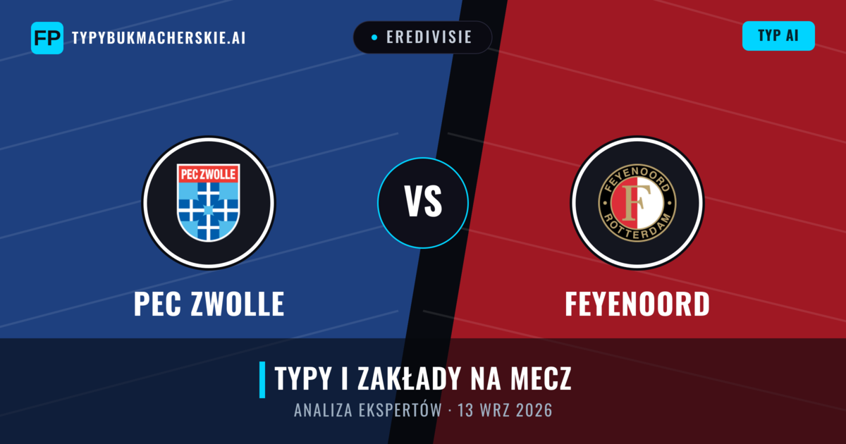 PEC Zwolle vs Feyenoord — typy i zapowiedź meczu