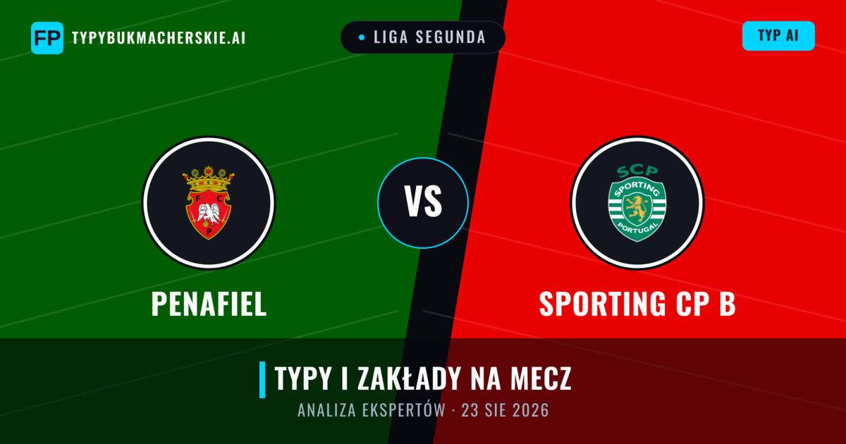Penafiel vs Sporting CP B — typy i zapowiedź meczu