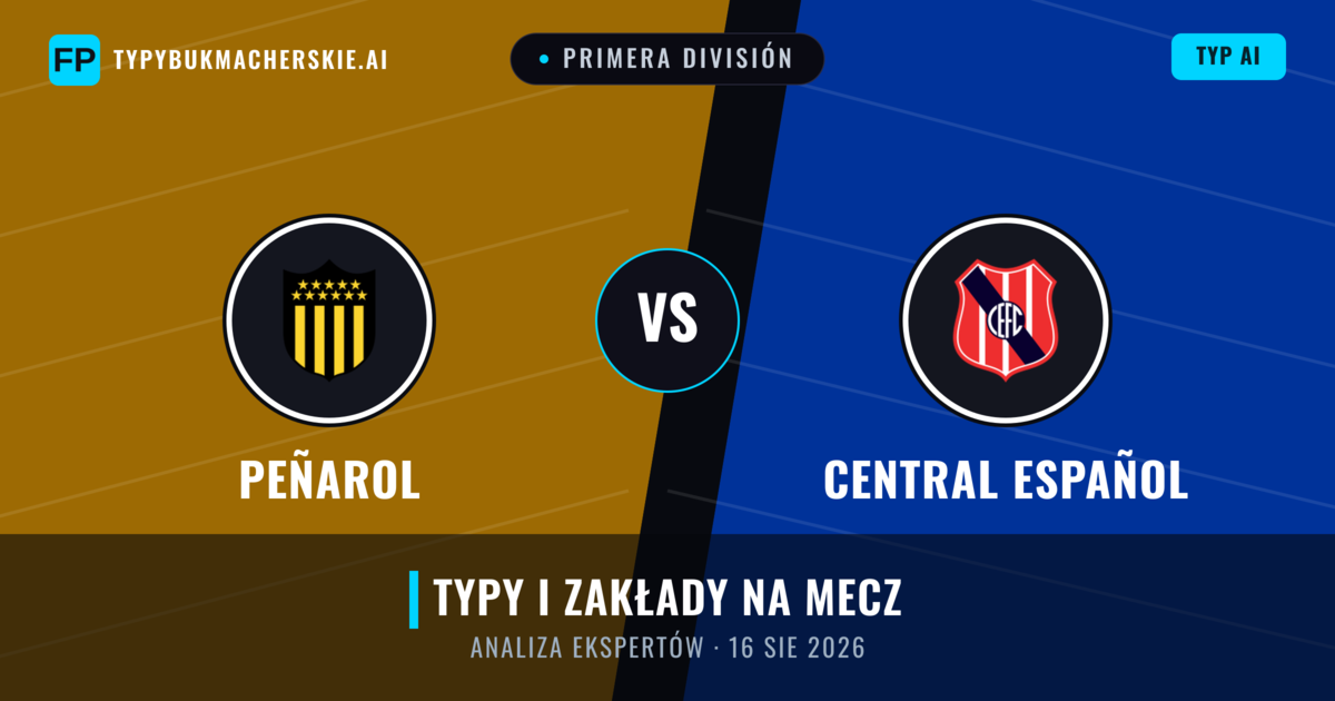 Peñarol vs Central Español — typy i zapowiedź meczu