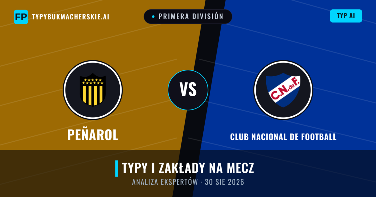 Peñarol vs Club Nacional de Football — typy i zapowiedź meczu