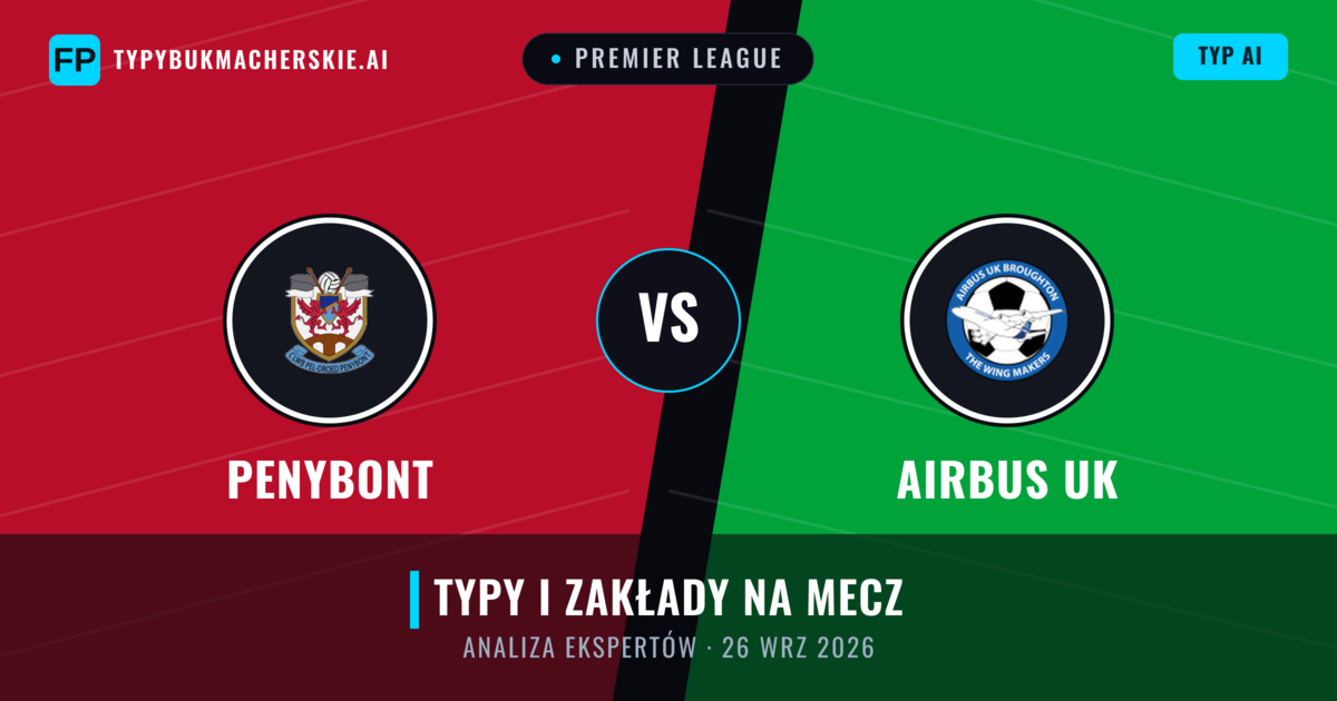 Penybont vs Airbus UK — typy i zapowiedź meczu