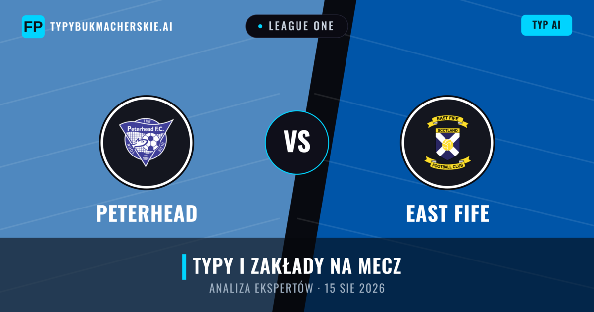 Peterhead vs East Fife — typy i zapowiedź meczu