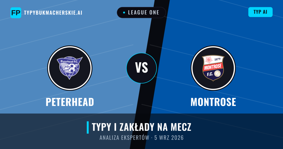 Peterhead vs Montrose — typy i zapowiedź meczu