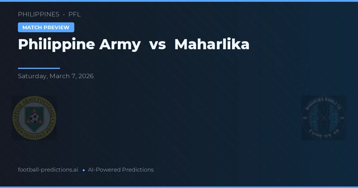 Philippine Army vs Maharlika — typy i zapowiedź meczu