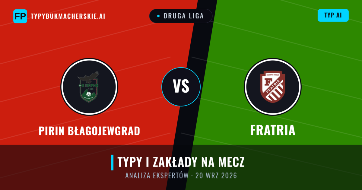 Pirin Błagojewgrad vs Fratria — typy i zapowiedź meczu