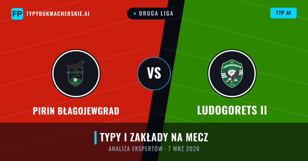 Pirin Błagojewgrad vs Ludogorets II — typy i zapowiedź meczu