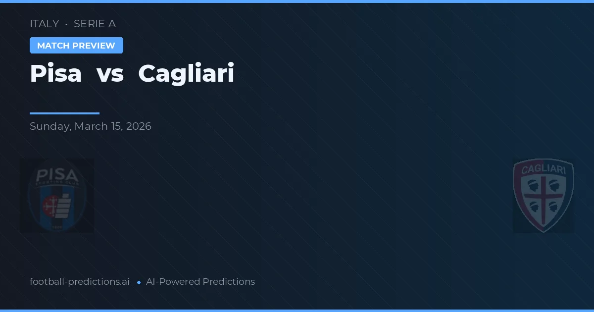 Piza vs Cagliari — typy i zapowiedź meczu