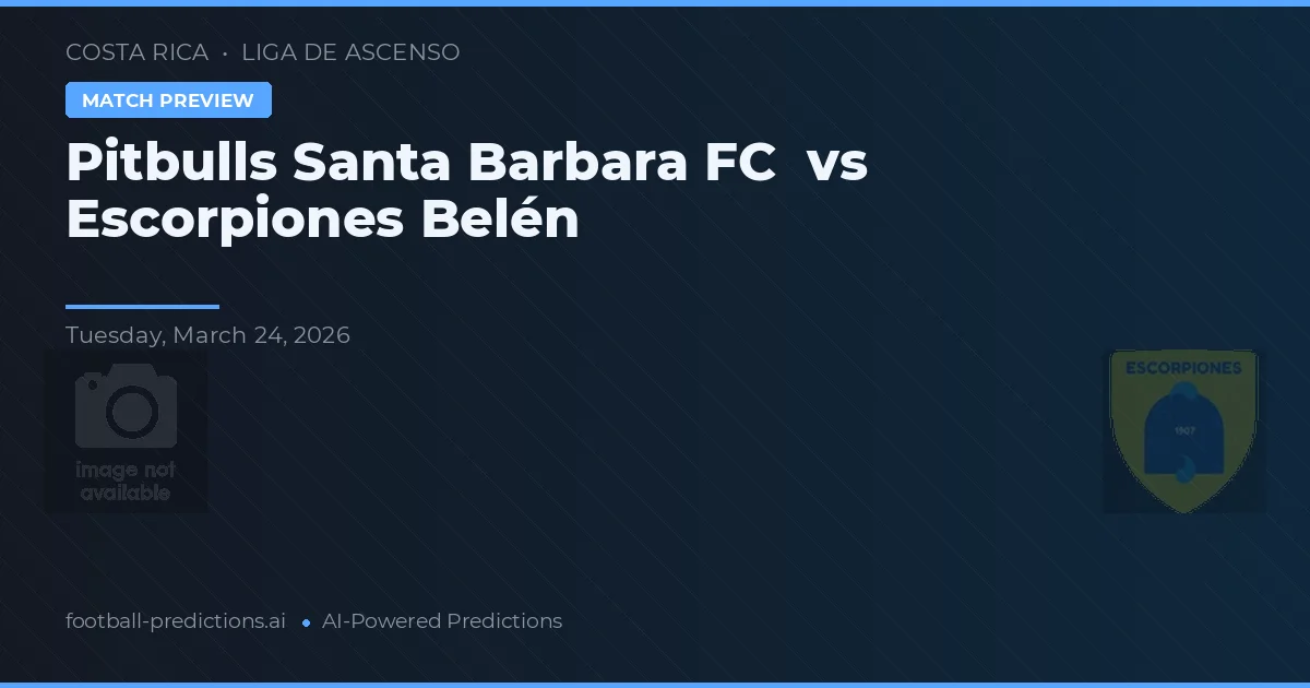 Pitbulls Santa Barbara FC vs Escorpiones Belén — typy i zapowiedź meczu