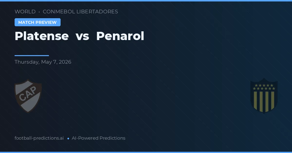 Platense vs Peñarol — typy i zapowiedź meczu