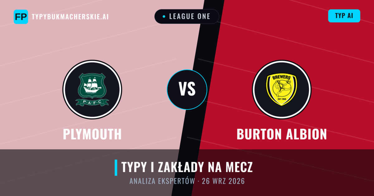 Plymouth vs Burton Albion — typy i zapowiedź meczu