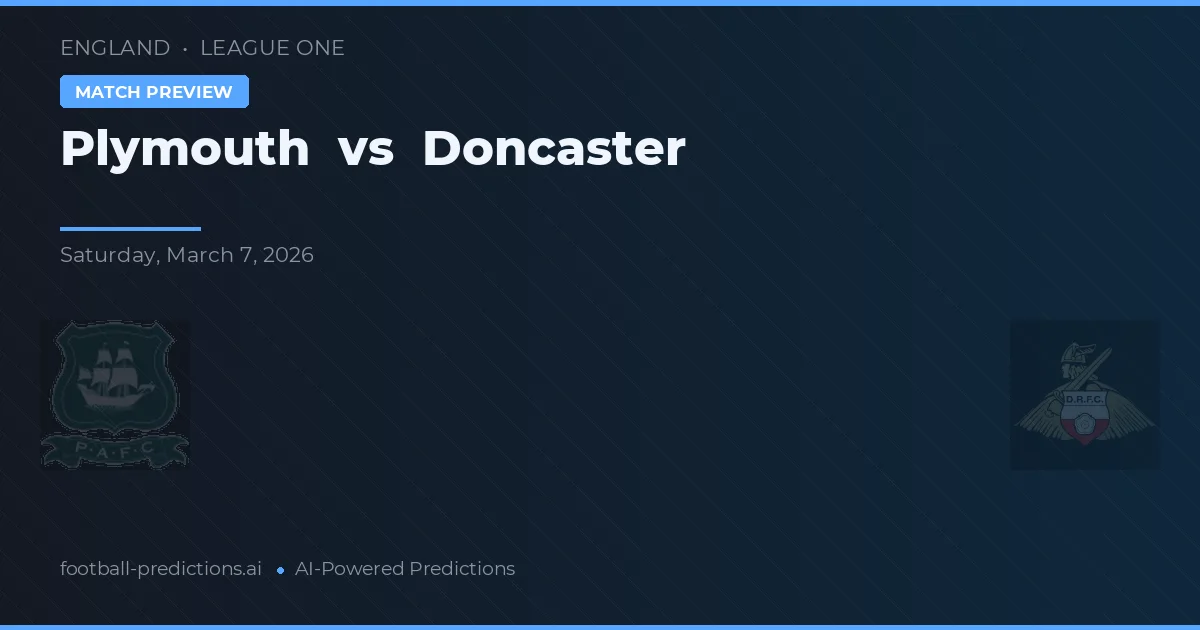 Plymouth vs Doncaster — typy i zapowiedź meczu
