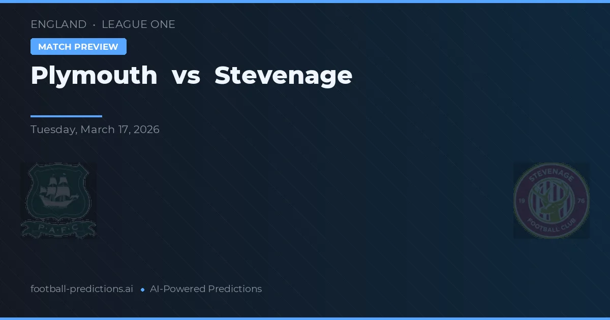 Plymouth vs Stevenage — typy i zapowiedź meczu