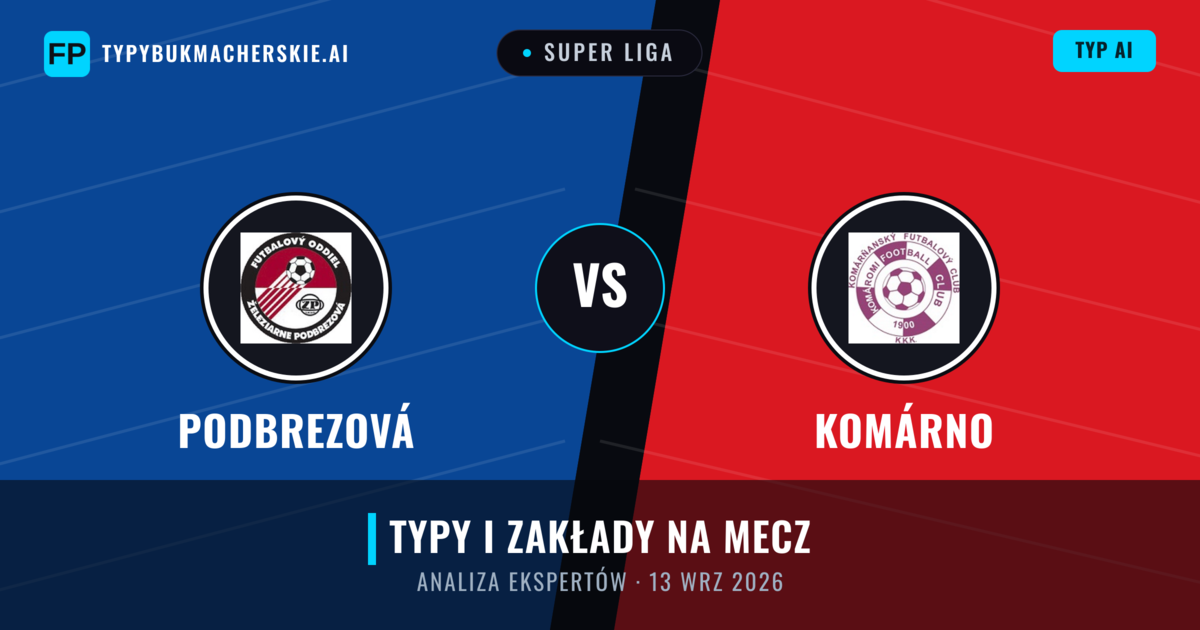 Podbrezová vs Komárno — typy i zapowiedź meczu