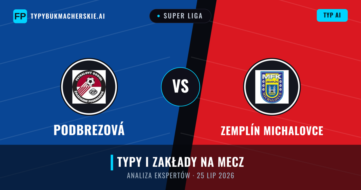 Podbrezová vs Zemplín Michalovce — typy i zapowiedź meczu