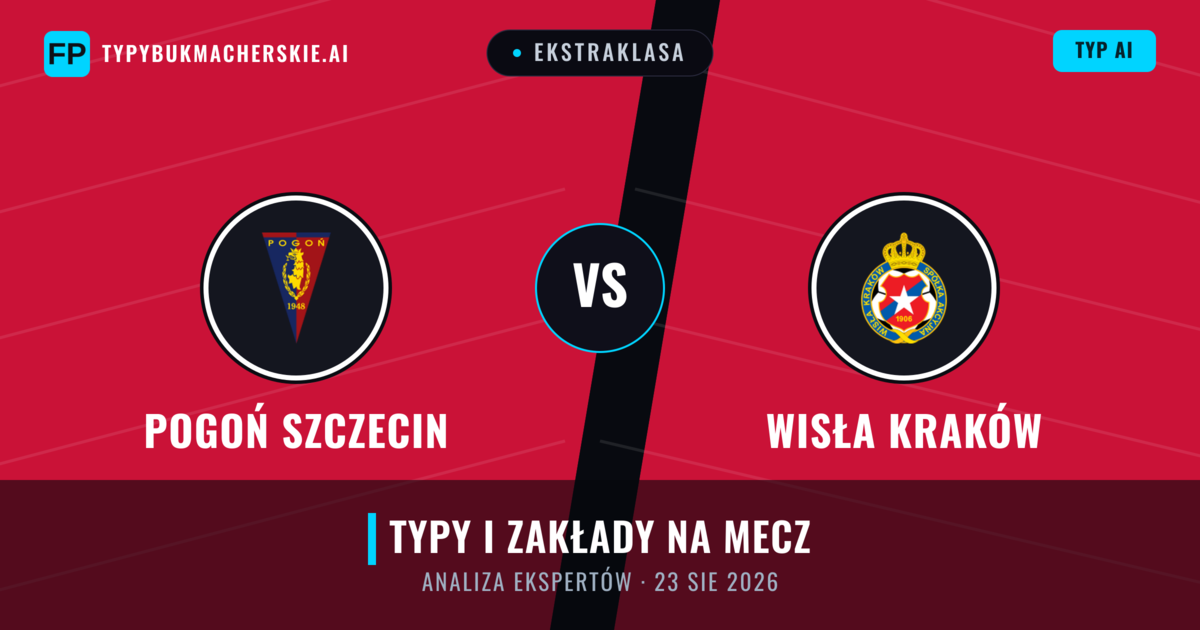 Pogoń Szczecin vs Wisła Kraków — typy i zapowiedź meczu