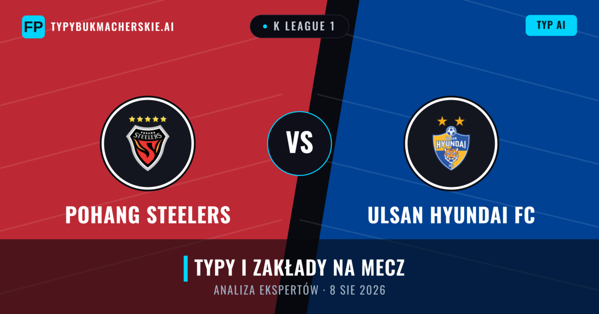 Pohang Steelers vs Ulsan Hyundai FC — typy i zapowiedź meczu