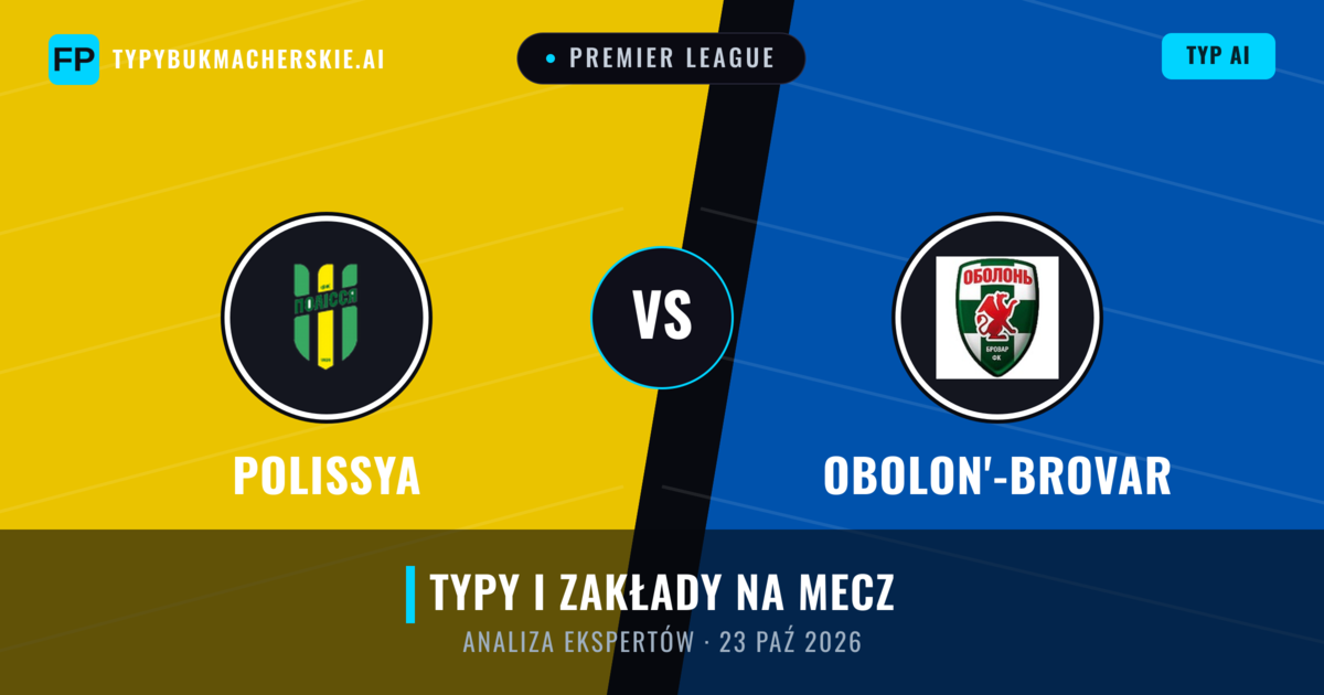 Polissya vs Obolon'-Brovar — typy i zapowiedź meczu