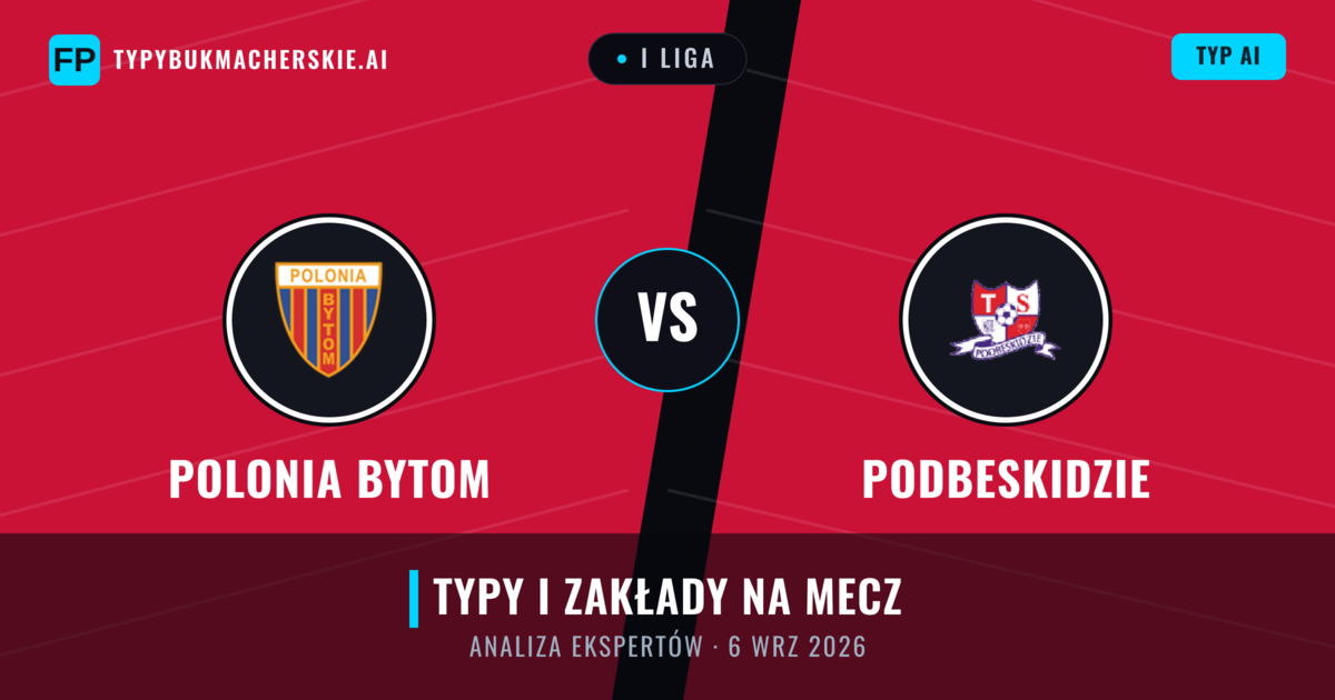 Polonia Bytom vs Podbeskidzie — typy i zapowiedź meczu