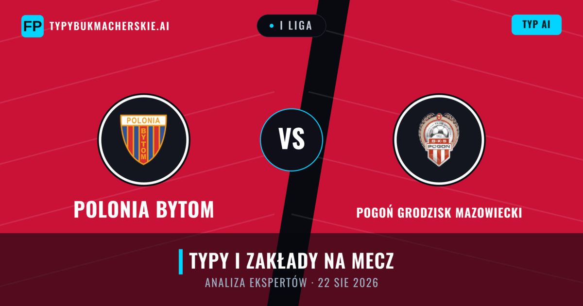 Polonia Bytom vs Pogoń Grodzisk Mazowiecki — typy i zapowiedź meczu