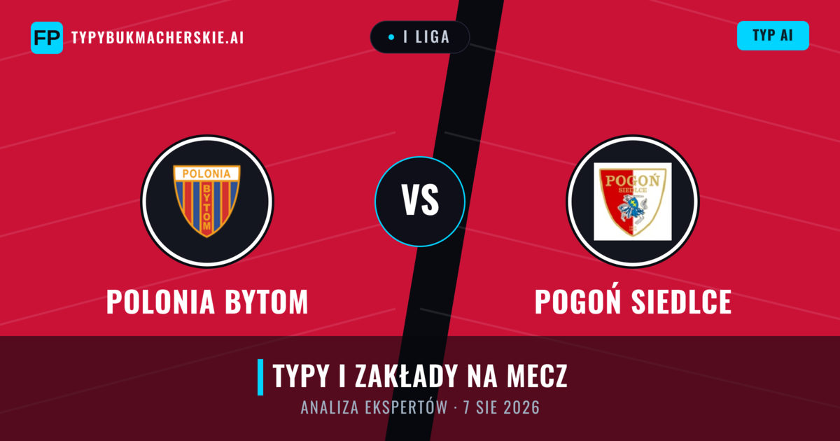 Polonia Bytom vs Pogoń Siedlce — typy i zapowiedź meczu