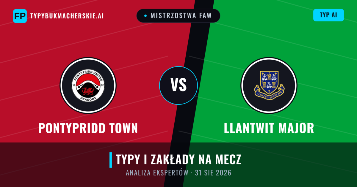 Pontypridd Town vs Llantwit Major — typy i zapowiedź meczu
