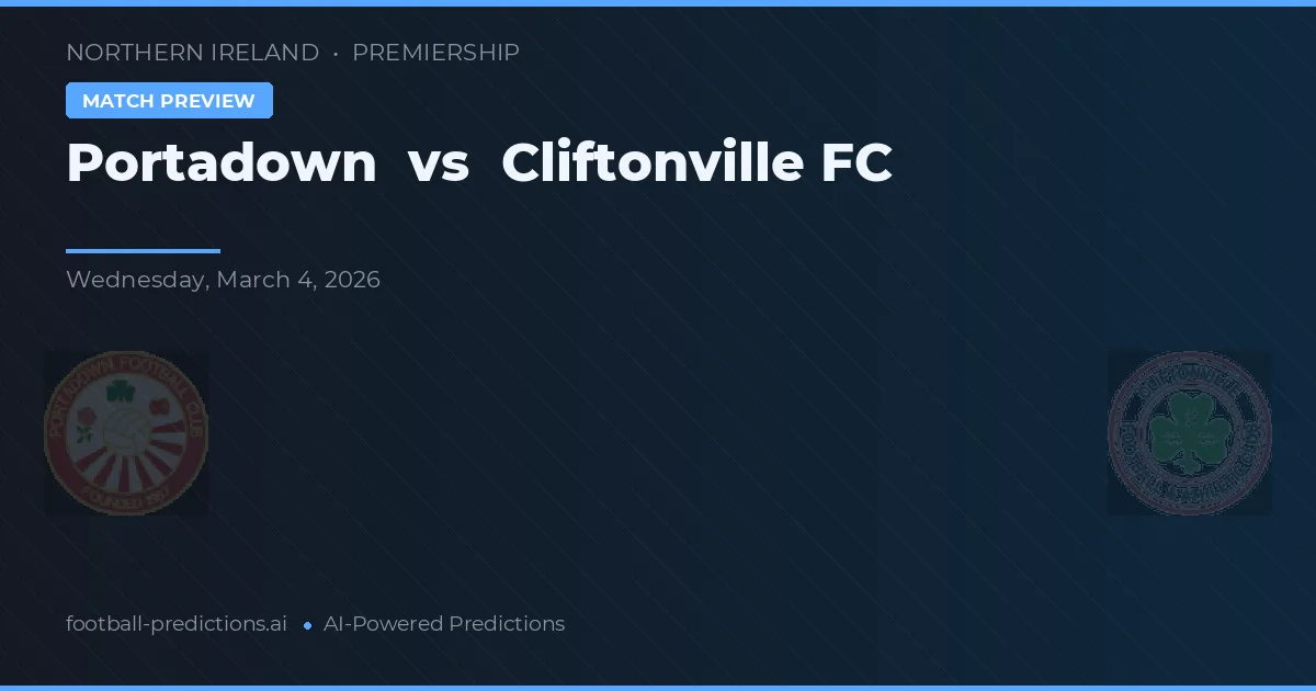 Portadown vs Cliftonville FC — typy i zapowiedź meczu