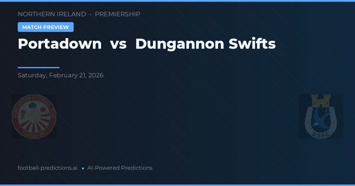 Portadown vs Dungannon Swifts — typy i zapowiedź meczu