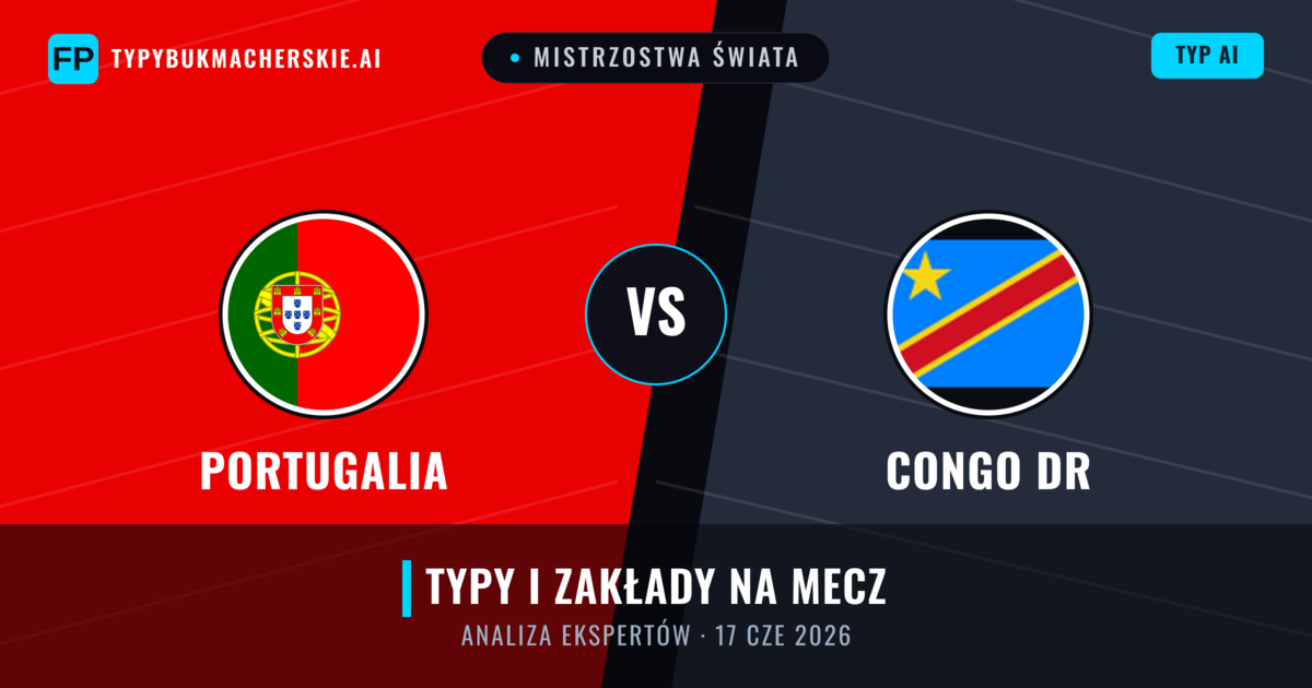 Portugalia vs Congo DR — typy i zapowiedź meczu