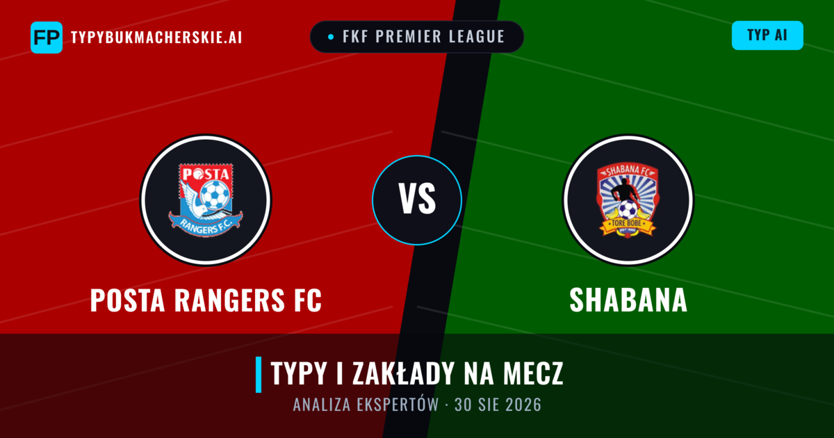 Posta Rangers FC vs Shabana — typy i zapowiedź meczu