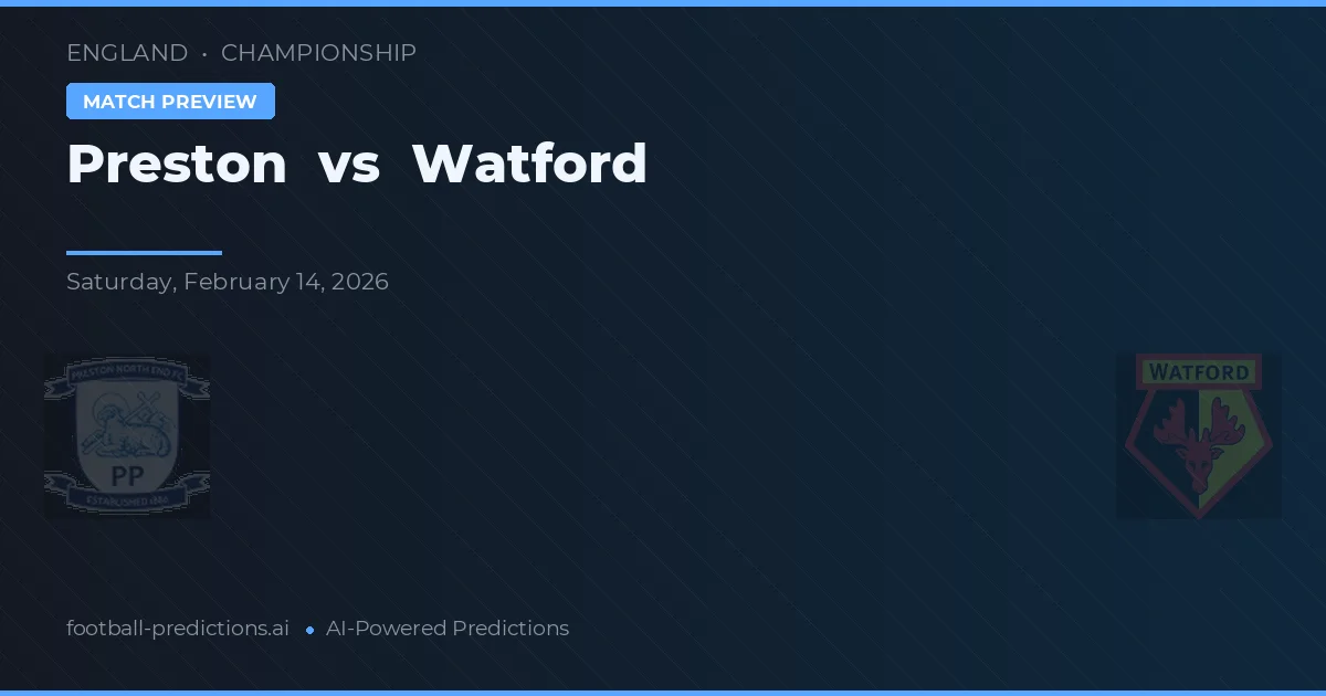 Preston vs Watford — typy i zapowiedź meczu