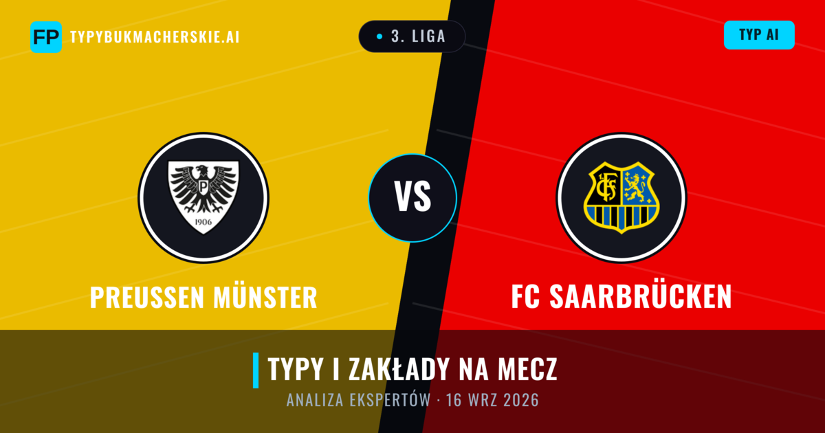 Preußen Münster vs FC Saarbrücken — typy i zapowiedź meczu