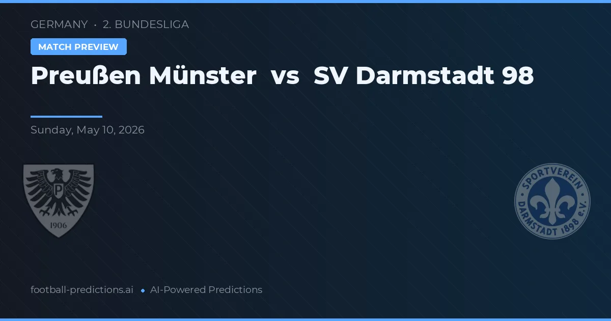 Preußen Münster vs SV Darmstadt 98 — typy i zapowiedź meczu