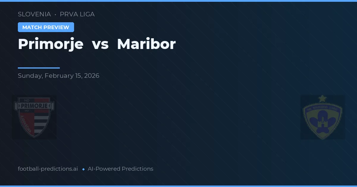 Primorje vs Maribor — typy i zapowiedź meczu