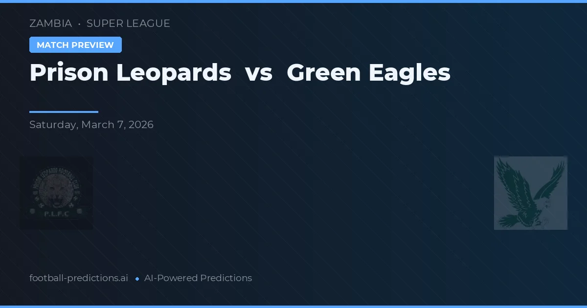 Prison Leopards vs Zielone Orły — typy i zapowiedź meczu