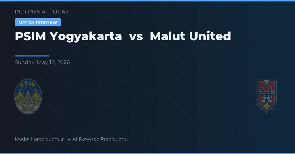 PSIM Yogyakarta vs Malut United — typy i zapowiedź meczu